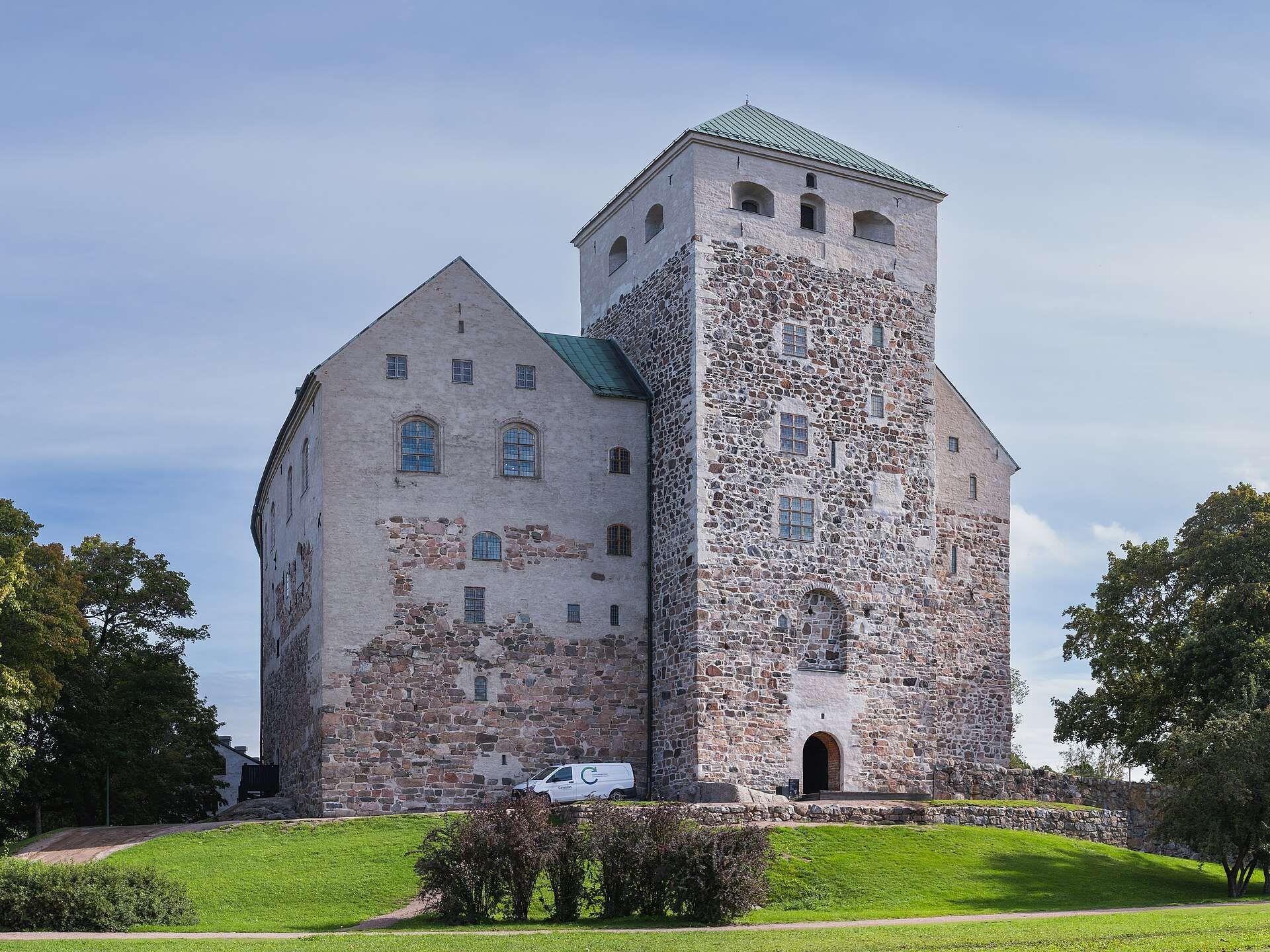 Turku Castle at the harbour mouth